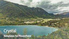  Presentation with queenstown - Cool new PPT theme with btob - lookout point at bob s backdrop and a seafoam green colored foreground