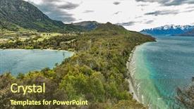  Presentation with new zealand - Presentation design with btob - lookout point at bob s background and a tawny brown colored foreground