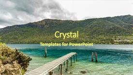  Presentation with queenstown - Beautiful slide deck featuring btob - lookout point at bob s backdrop and a tawny brown colored foreground