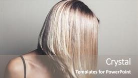  Presentation with shiny - Audience pleasing theme consisting of btob - model with unrecognizable face backdrop and a coral colored foreground