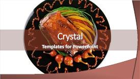  Presentation with red beet root - Presentation consisting of btoc - roast red beef meat bbq background and a tawny brown colored foreground