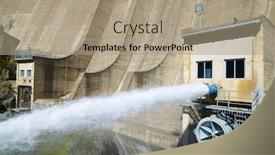  Presentation with valley dam - Colorful slide set enhanced with bubal-dam-in-tena-valley backdrop and a coral colored foreground