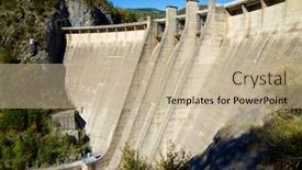  Presentation with valley dam - Audience pleasing slide set consisting of bubal-dam-in-tena-valley backdrop and a mint green colored foreground