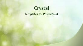  Presentation with light green - Colorful PPT theme enhanced with bubble light colour - natural green background with selective backdrop and a cream colored foreground