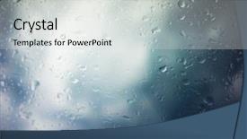  Presentation with weather storm - Slides enhanced with bubble map - storm clouds background drops background and a light gray colored foreground