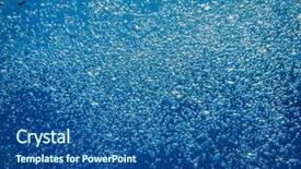  Presentation with fresh water - Audience pleasing presentation theme consisting of bubbles in fresh blue clear backdrop and a ocean colored foreground