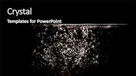  Presentation with soda - Audience pleasing presentation theme consisting of bubbles in soda on black backdrop and a  colored foreground