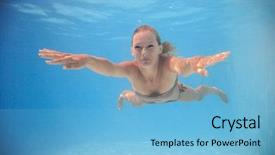  Presentation with swimming pool - Cool new PPT theme with two hearts on draped red velvet background backdrop and a crimson colored foreground