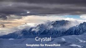  Presentation with brasov - Amazing slide deck having viewed from postavarul peak brasov backdrop and a ocean colored foreground