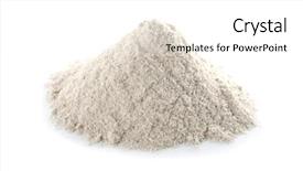  Presentation with 3d isolated t rex head - PPT layouts enhanced with buckwheat flour isolated on white background and a white colored foreground