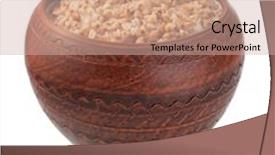  Presentation with monarch butterfly isolated on white - Audience pleasing PPT layouts consisting of buckwheat in pot isolated on white background backdrop and a soft green colored foreground