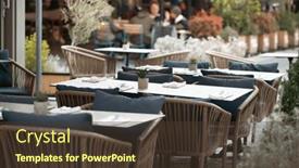  Presentation with budapest - PPT layouts having budapest-cafe-tables-autumn-mood background and a  colored foreground