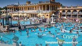  Presentation with budapest - Presentation theme with budapest-hungary-august-2018-szechenyi background and a teal colored foreground