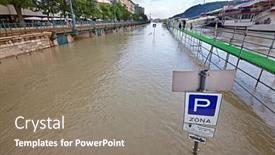  Presentation with june - Presentation theme featuring budapest-hungary-circa-2013-quayside background and a gray colored foreground