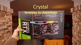  Presentation with hardware - Theme with budapest-hungary-circa-2020-nvidia background and a tawny brown colored foreground