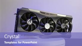  Presentation with ultra - Colorful presentation enhanced with budapest-hungary-circa-2020-nvidia backdrop and a light blue colored foreground