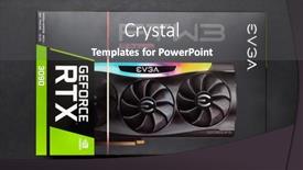  Presentation with hardware - Presentation consisting of budapest-hungary-circa-2020-nvidia background and a dark gray colored foreground