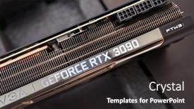  Presentation with ultra - Slide set having budapest-hungary-circa-2020-nvidia background and a dark gray colored foreground