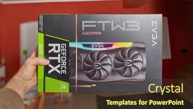  Presentation with hardware - Audience pleasing slide deck consisting of budapest-hungary-circa-2021-nvidia backdrop and a tawny brown colored foreground