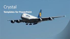  Presentation with airbus - Audience pleasing slides consisting of tunnel crater coastline at nusa penida island near pasih uug broken beach bali indonesia backdrop and a ocean colored foreground