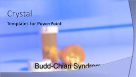  Presentation with disease - Presentation featuring budd-chiari-syndrome-budd-chiari background and a light blue colored foreground