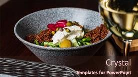  Presentation with quinoa - Slide deck consisting of buddha-bowl-with-quinoa background and a wine colored foreground