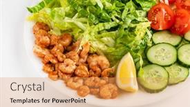  Presentation with shrimps - Theme having buddha-bowl-with-shrimps background and a yellow colored foreground