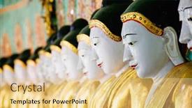  Presentation with buddha - PPT layouts featuring buddha-statues-in-inside-u background and a lemonade colored foreground