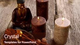  Presentation with incense - Cool new presentation with buddha with incense and candle backdrop and a wine colored foreground