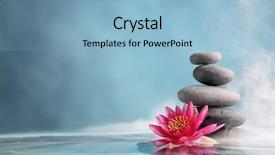  Presentation with buddhism - Amazing PPT layouts having buddhism - spa still life with water backdrop and a light blue colored foreground