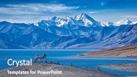  Presentation with india flag - Theme having buddhist prayer flags lungta background and a teal colored foreground