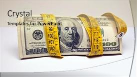  Presentation with inflation - Cool new presentation theme with budget cuts - inflation backdrop and a soft green colored foreground