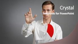  Presentation with financial budget - Audience pleasing presentation theme consisting of budget planning or financial statistics backdrop and a violet colored foreground