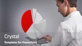  Presentation with financial budget - Amazing PPT theme having budget planning or financial backdrop and a gray colored foreground