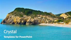  Presentation with home - Amazing presentation design having budism - view of home mort beach backdrop and a  colored foreground