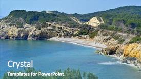  Presentation with energy efficient home - Cool new slide set with budism - view of home mort beach backdrop and a  colored foreground