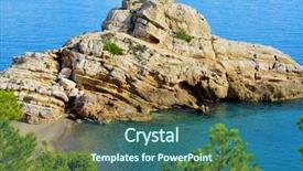  Presentation with infant - Colorful PPT layouts enhanced with budism - view of illot del torn backdrop and a  colored foreground