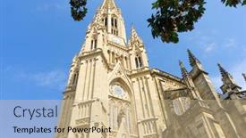  Presentation with pastor - Theme enhanced with buen-pastor-cathedral background and a soft green colored foreground