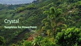  Presentation with colombia - PPT theme with buenavista quindio colombia south america background and a  colored foreground