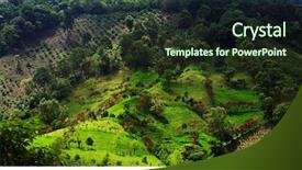  Presentation with colombia - Slide set with buenavista quindio colombia south america background and a tawny brown colored foreground