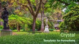  Presentation with garden city - Audience pleasing presentation consisting of buenos-aires-argentina-10-10 backdrop and a tawny brown colored foreground