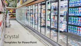  Presentation with products supermarket - Audience pleasing presentation design consisting of buenos-aires-argentina-july-2019 backdrop and a light gray colored foreground