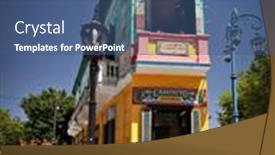  Presentation with corner - Slide deck with buenos-aires-feb-14-landmark background and a ocean colored foreground