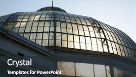  Presentation with gardens - Slide deck consisting of buffalo and erie county botanical gardens glass conservatory background and a wine colored foreground