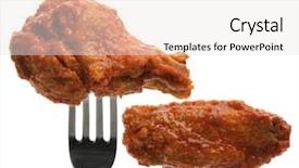  Presentation with chicken - Cool new PPT layouts with buffalo chicken wings backdrop and a white colored foreground