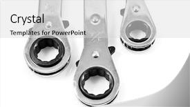  Presentation with build - Amazing presentation theme having build cars - three ratchet wrench backdrop and a light gray colored foreground
