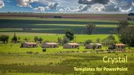  Presentation with cost - Presentation theme featuring build-on-former-farm-land background and a tawny brown colored foreground