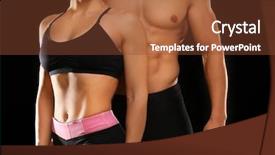  Presentation with young black couples hiking - Colorful slides enhanced with build relationships - sporty young couple on black backdrop and a tawny brown colored foreground