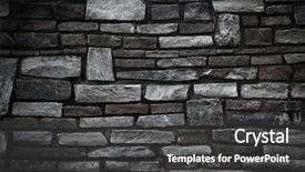  Presentation with build - Theme with build rock - stone wall may used background and a  colored foreground