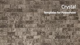 Presentation with rock wall - Cool new theme with build rock - stone wall may used backdrop and a gray colored foreground